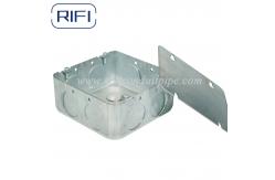 China Galvanized Steel 4x4x1-1/2 Square Steel Electrical Box With Screw supplier