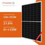 Canadian Monocrystalline Solar Panel Shingled 530W 535W 540W 545W 550W 555W for sale