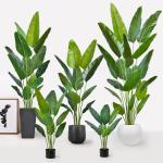 Artificial Bird of Paradise Plant Indoor - Wholesale Realistic Fake Palm Trees Manufacturer Direct for sale
