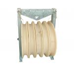 Transmission Line Tools Cable Pulling Device Stringing Line Block 6T Rated Load