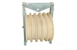 China Transmission Line Tools Cable Pulling Device Stringing Line Block 6T Rated Load supplier