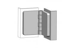 China Durable Black Cabinet Hinges Custom Chrome For Door And Windows supplier