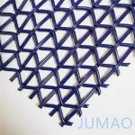 Purple Painting Architectural Mesh Decorative Metal Screen ODM for sale