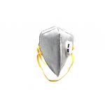 FFP2 Vertical Fold Flat Mask , Facial Disposable Dust Mask FFP2 With Valve for sale