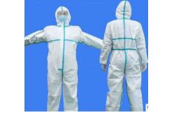 China 63 GSM PP+PE Disposable Protective Clothes supplier