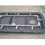 Quick Action Round Angle 8mm Thickness Door Plate Marine Weathertight Doors for sale