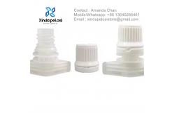 China Custom Size Soft Food Packaging Spout Custom Plastic Screw Spout Cap supplier