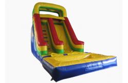 China Customized Large Inflatable Water Slides , Blow Up Pool Slides For Inground Pools supplier
