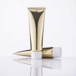50ML Skincare Tubes Customized Plastic Lotion Tubes Gold Screen Printing for sale