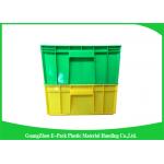 Rectangle Folding Large Plastic Storage Boxes , Big Plastic Containers Eco - Friendly