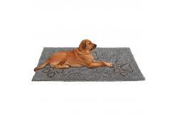 China Absorbent 2.5cm Cat Litter Mats 100% Polyester Microfiber supplier
