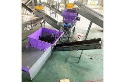 China Intelligent Auto Waste Textile Shredding Machine Fabric Shredder Machine Industrial Double Shaft Shredder supplier