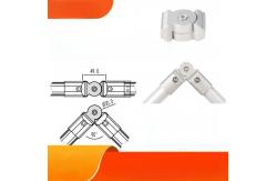 China Factory Wholesale Steel Tube Aluminum OD 28mm Lean Pipe Angle Joint supplier