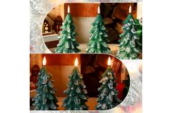 China Versatile Flameless Taper Candles Real Wax Christmas Tree Candles supplier