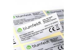 China Emobossing Custom Printed Sticker Labels 300dp High Definition Image supplier