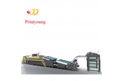 China High Speed Automatic Flute Laminating Machine With Auto Rolling - Over 200 - 450gsm supplier