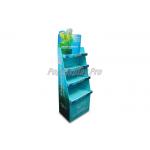 Power Wing Cardboard Display Units With 3D Top Poster Header 4 Tiers for sale