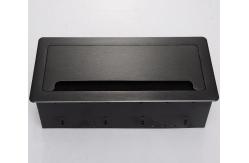 China American Standard Cable Cubby Box / Countertop Socket Line Brush Multimedia Information Box supplier