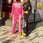 Manufacturers Custom Rhinestone Joggers Embroidery Patch Acid Wash Vintage Zipper Hoodies Unisex Baggy Sweatpants and Hoodie Set for sale