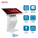 Information Interactive Kiosk Floor Stand 4K Full HD Indoor Advertising Digital Touch Screen Self Service Kiosk for sale