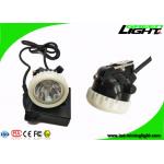 High Beam Led Miners Light 10000lux 6.6Ah Lithium Ion Battery IP68 Waterproof