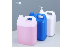 China 10liter Plastic Jerry Can Holder With Pump lid OEM for Customer Needs supplier