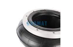 China Original Guomat 1H320124 Single Convoluted Piston Air Spring With Flange Connection supplier