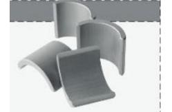 China Customized Joint Mag Sheet Sintered Ferrite Magnet Automobiles Wiper IATF16949 supplier