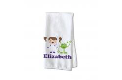 China Personalized Polyester Waffle Weave Towel For Sublimation Blanks 40*60cm supplier