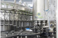 China Automatic Beer Washing Filling Machine , Glass Beer Capping Machine supplier