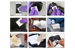 China Spunlace Nonwoven Lint Free Cleanroom Paper Wiper For PCB SMT Cleaning supplier