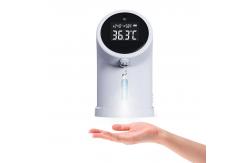China Fever Detector Mini IR Thermometer With Sanitizer Spray Gel Dispenser supplier