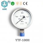 Low Pressure Gas Pressure Test Gauge Oil Filled With Manometer 63mm 100mm 150mm for sale