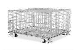 China Security Folded 1.5m Length Mesh Cages For Storage supplier