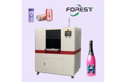 China UV Rotary Inkjet Printer For Cylindrical And Conical Wine Bottles supplier
