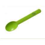 Pla Biodegradable Plastic Ice Cream Spoons With Logo , Ice Cream Serving Spoon for sale