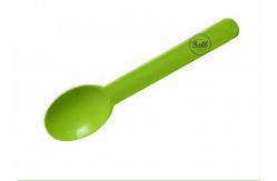 China Pla Biodegradable Plastic Ice Cream Spoons With Logo , Ice Cream Serving Spoon supplier