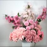 AF-111 in Stock HOT Sale Rose Silk Peony Bouquet Artificial Flowers Cheap Flowers for Home Wedding Decorative Flowers for sale