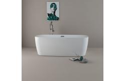 China 170x80x58cm Acrylic Soaking Tub With Center Drain supplier