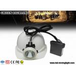 Mining hard hat headlamp Outdoor Hunting / Super Bright Rechargeable LED Miner Cap Lamp Lithium Battery for sale