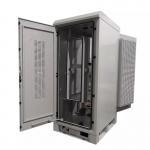 42U Outdoor Electric Weatherproof Data Cabinet With Cooling IP55 IP65 for sale