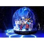 Custom LED 0.65mm PVC Inflatable Christmas Snow Globe for sale