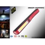 140 Lum IP65 LED Flashlight Torch Pen Style ABS Material Micro USB Charger for sale