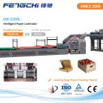 GW-2200L 3 PLY Flute Laminator Intelligent Hot Laminating Machine with Unique Servo Vacuum Paper Feeding for sale