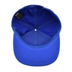 Custom Fitted Hat Unstructured Snapback Cap  3d Puff Embroidery  Blue Snapback Hats Caps