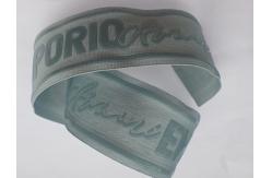 China Silicon Screen Printing Ribbon Woven Non Elastic Tape Spandex + Silicon Material supplier