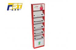 China Multipurpose Cardboard Merchandising Displays Light Weight With Plastic Hooks supplier
