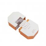Fashion Orange Perfume Packaging Box Custom UV Coating Surface for sale