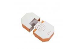 China Fashion Orange Perfume Packaging Box Custom UV Coating Surface supplier