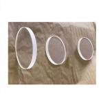 Round X Ray Lead Glass 8mm / 10mm / 12mm / 40mm Thickness Polished Surface Finish for sale